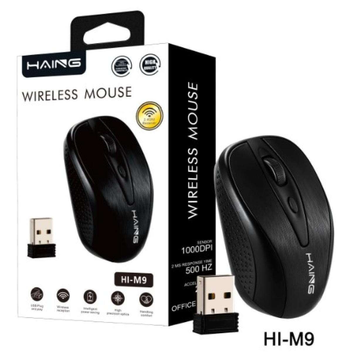 HAING M9 Optical USB Computer 2.4G Wireless Mouse HAING M9 Optical USB Computer 2.4G Wireless Mouse